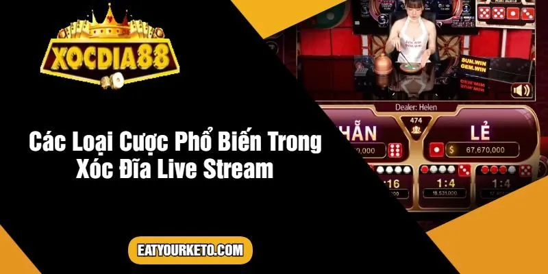 Các Loại Cược Phổ Biến Trong Xóc Đĩa Live Stream