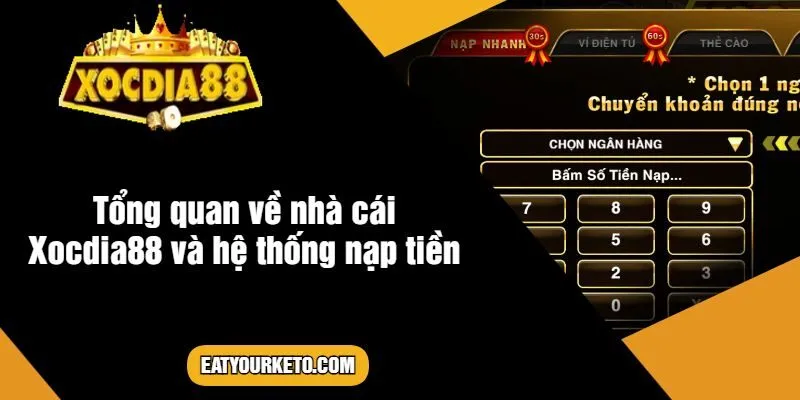 Tổng quan về nhà cái Xocdia88 và hệ thống nạp tiền