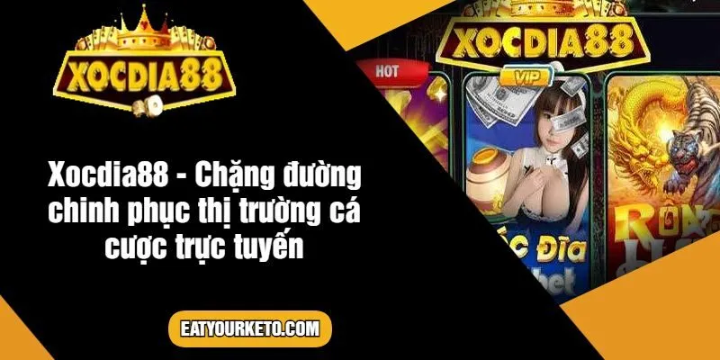 Xocdia88 - Chặng đường chinh phục thị trường cá cược trực tuyến